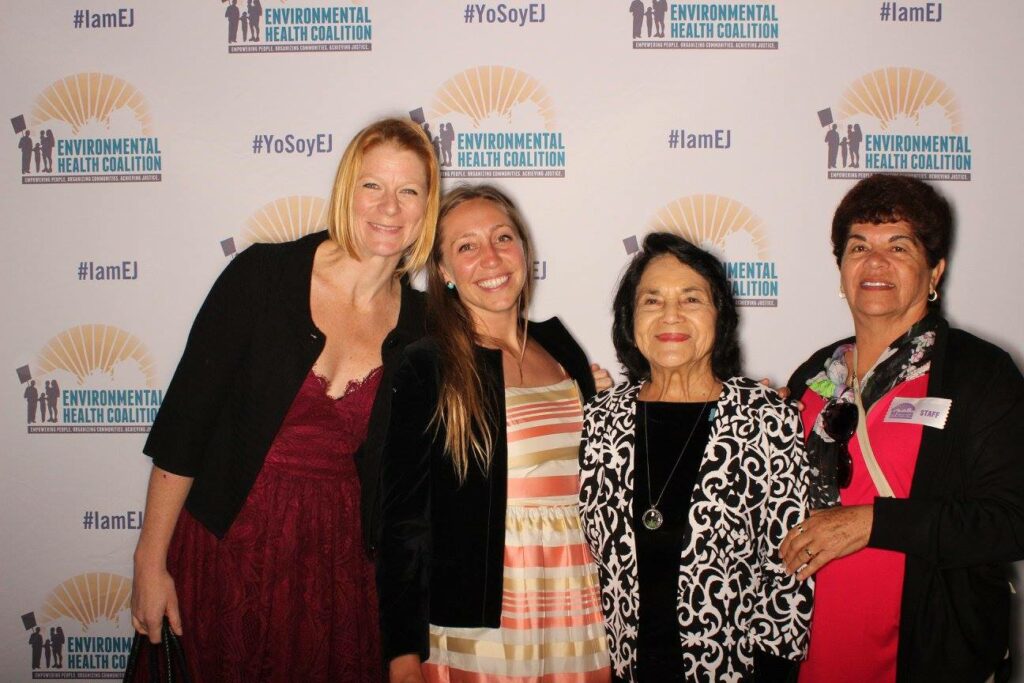 Jamie and Mia with Dolores Huerta