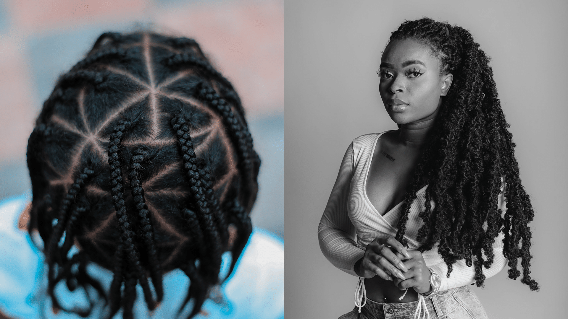 Photos highlighting Black women’s hair