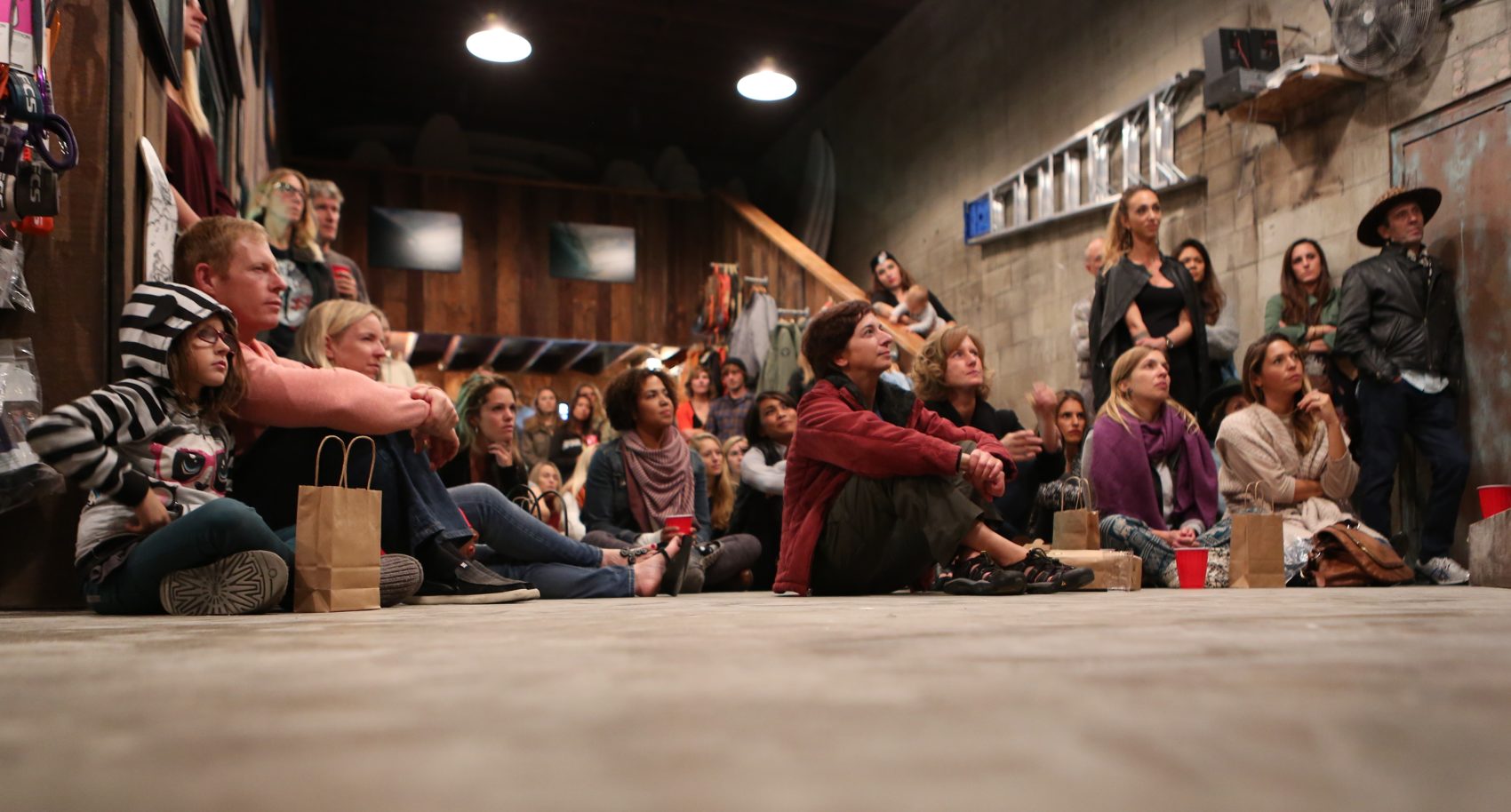 People sitting together on the floor