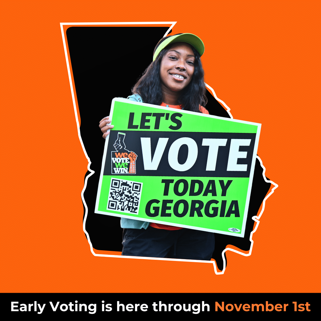 Let's vote today Georgia