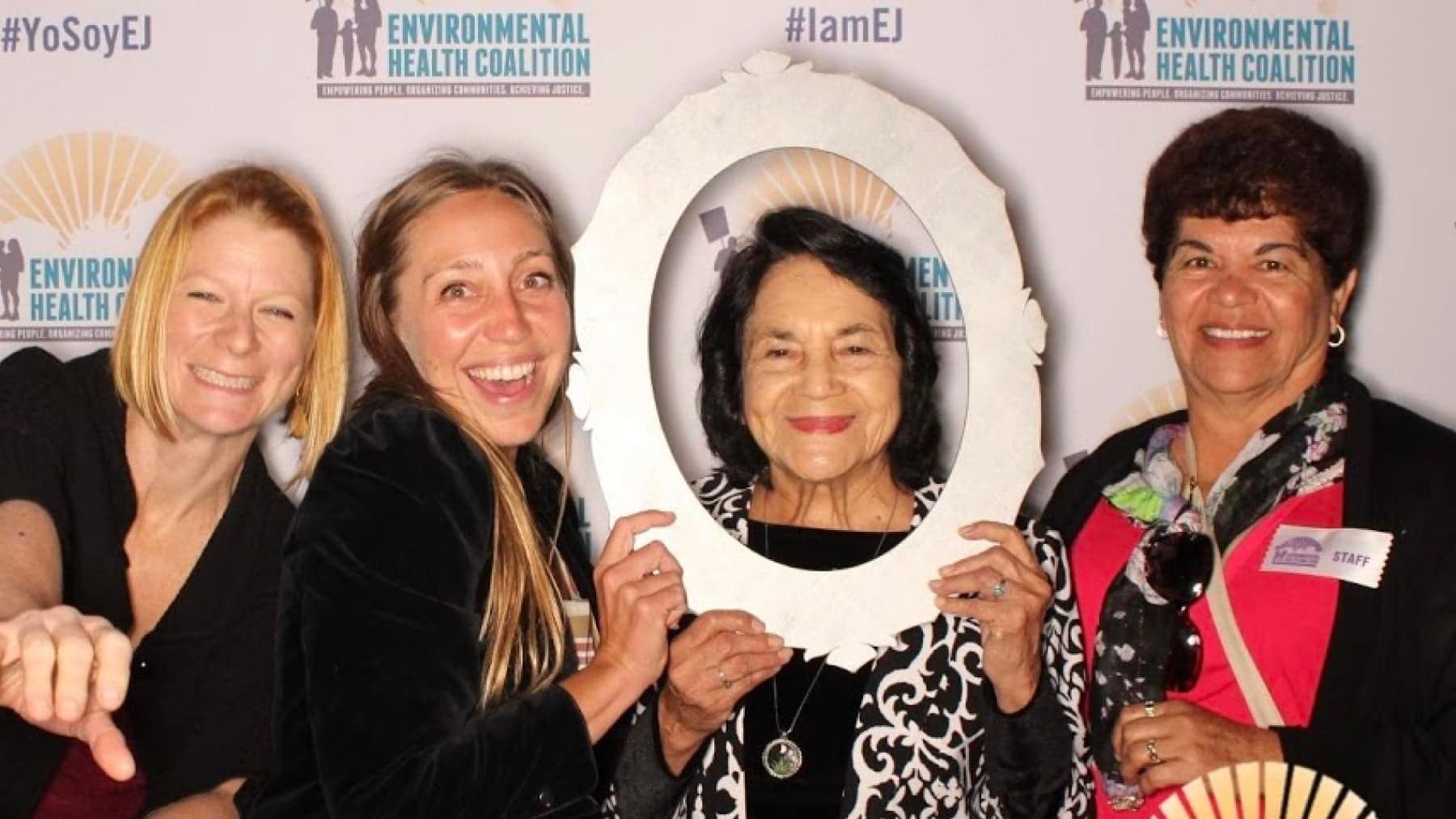 Mixte staff with Dolores Huerta