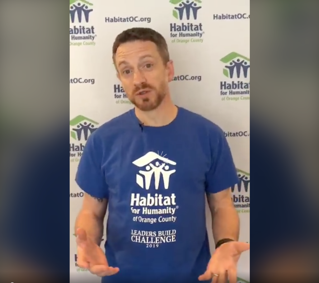 Habitat for Humanity staff speaking